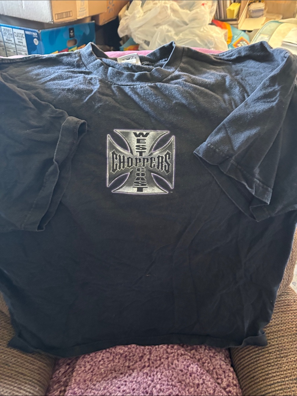 West Coast Choppers Purple Graphic Tee - Men - Picture 3 of 7
